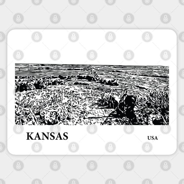 Kansas USA Sticker by Lakeric